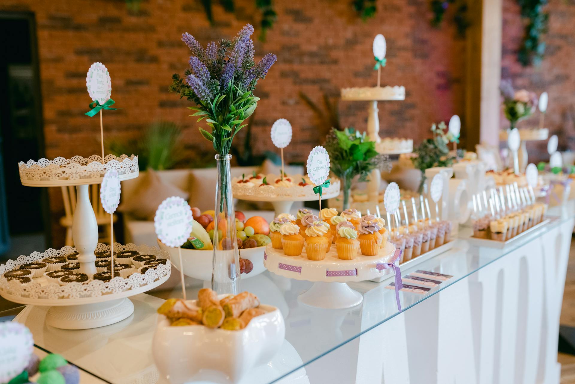 dessert bar